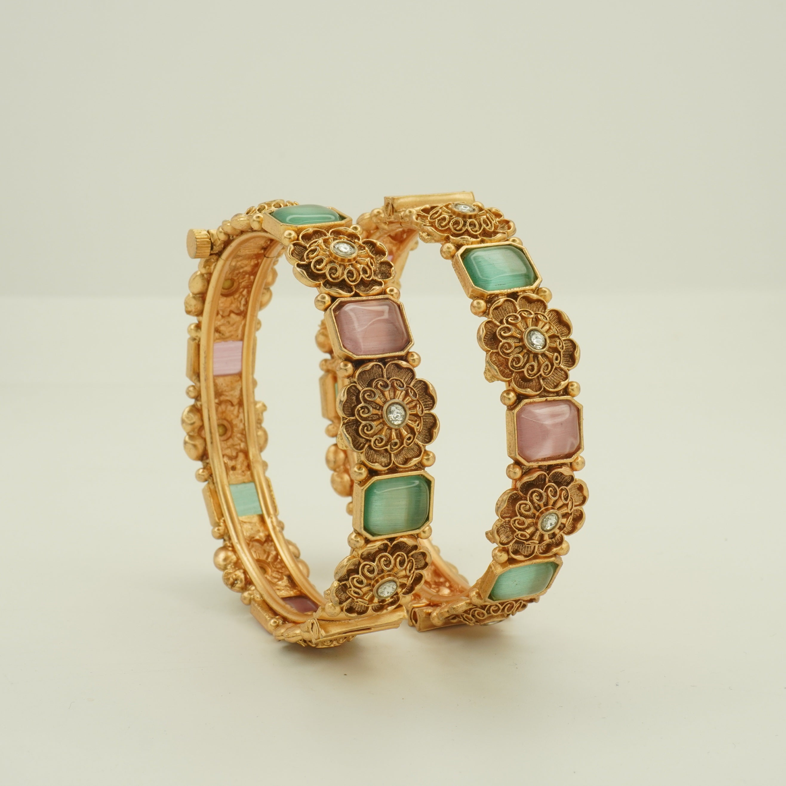 Trending Multicolor Floral Designer Kangan Bangles – Premium Traditional Jewelry for Women