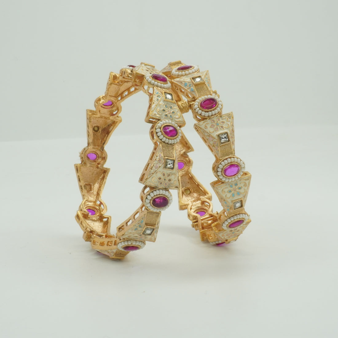 Premium Traditional Meenakari Bangles for Women – Designer Indian Wedding Party Wear Kangan